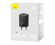 Baseus GaN5 mini USB-C 20W Quick Charge czarny - 1150791 - zdjęcie 6